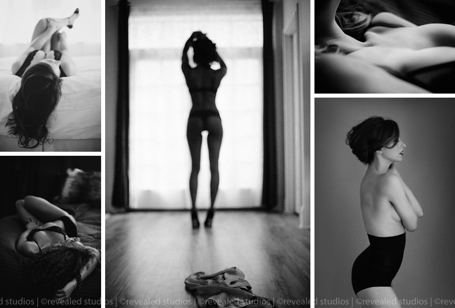 tasteful boudoir photography - Revealed Studios 